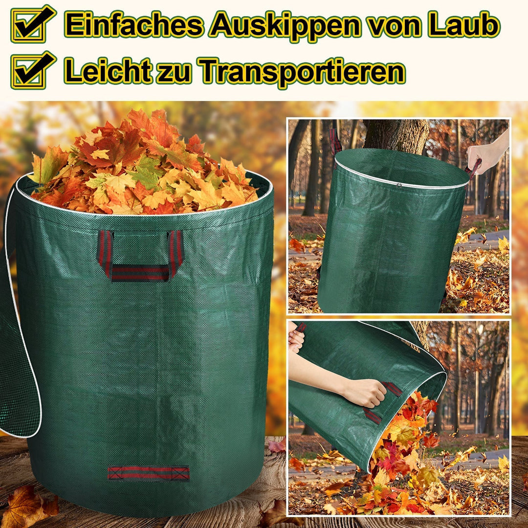 Garden waste bag garden sack 272L with lid | Kalsten