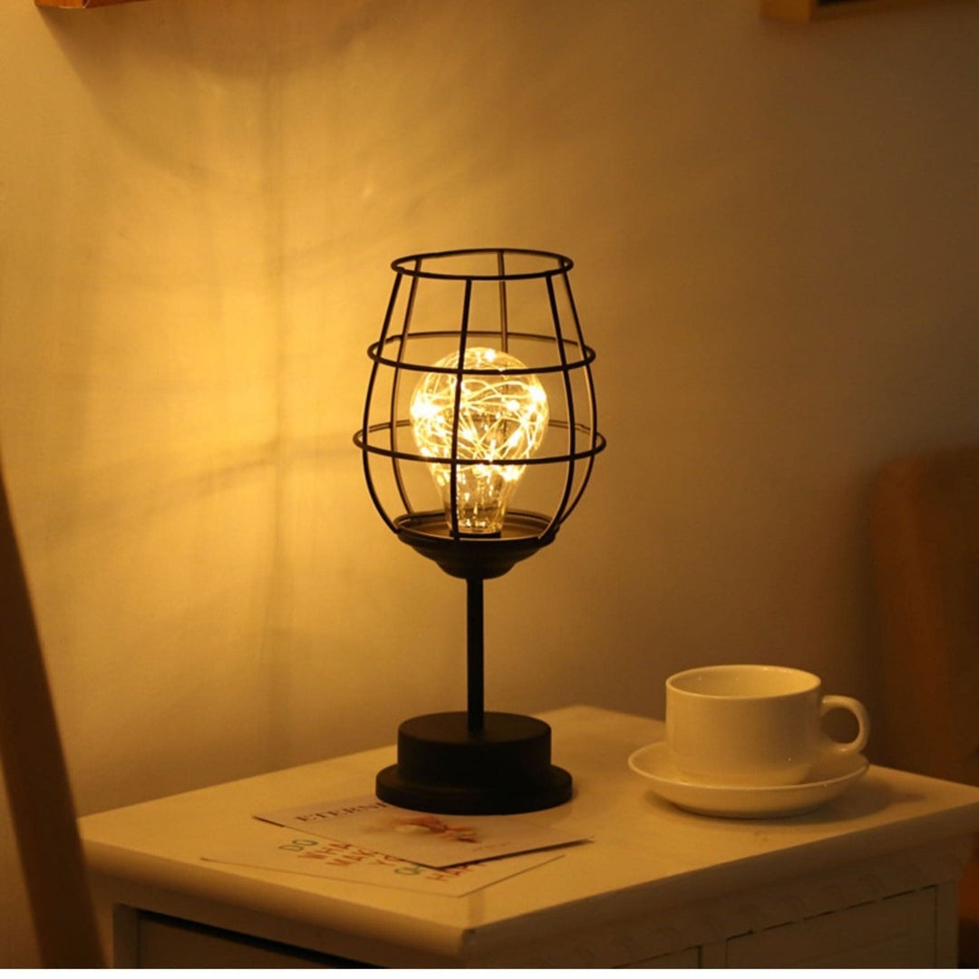Modern Black Table Lamp with Fabric Shade 45cm | Kalsten
