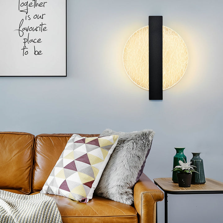 LED Wall Sconce Light – Modern Nordic Geometric Acrylic Bedside (25x20cm / 9.8x7.9in) | Kalsten