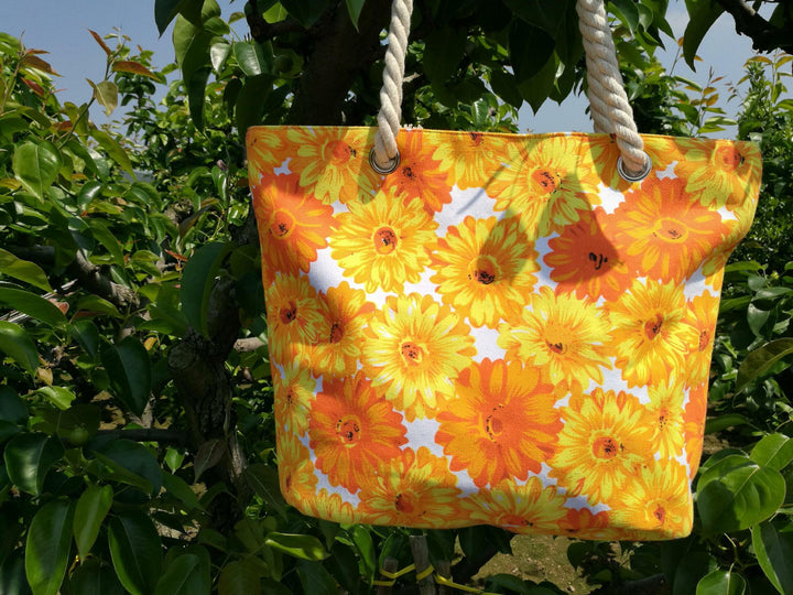 Flower Pattern Beach Bag Kalsten
