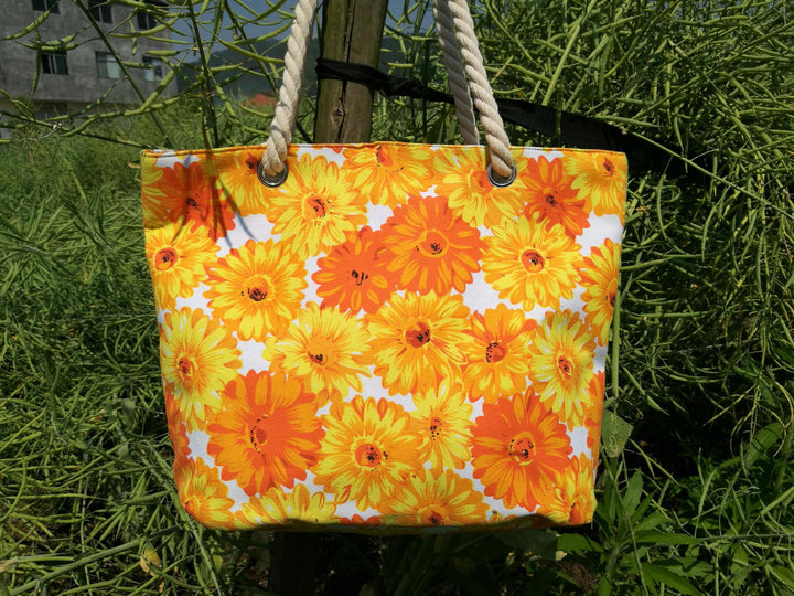 Flower Pattern Beach Bag Kalsten