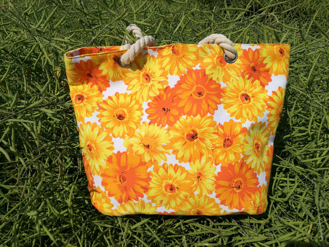 Flower Pattern Beach Bag Kalsten