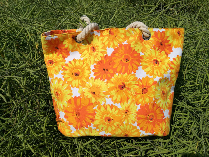 Flower Pattern Beach Bag Kalsten