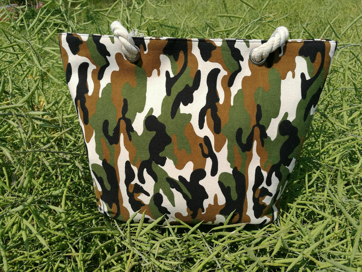 Camouflage Bags Made Of Sturdy Cotton Fabric Kalsten
