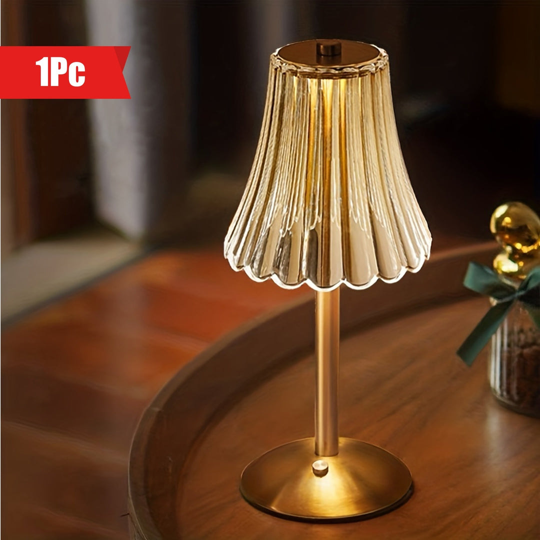 Crystaluxe Lamp - LED Crystal Table Lamp with Touch Function Kalsten
