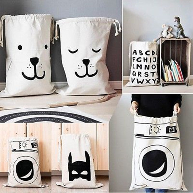 Storage bag with cute panda motif Kalsten