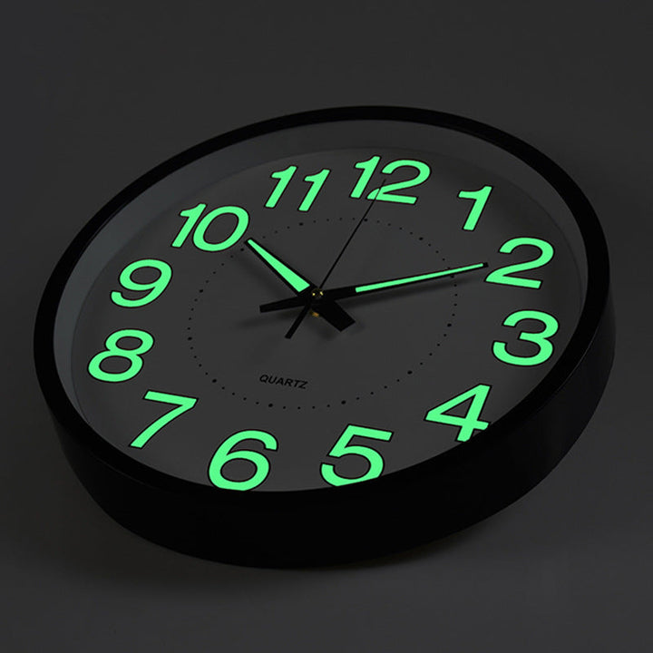 Silent Classroom Clock 30 cm - Silent & Illuminated Time Kalsten