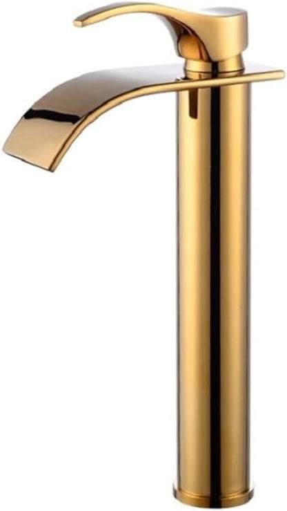 BowLift | Vanity faucet waterfall faucet brass vanity faucet mixer tap