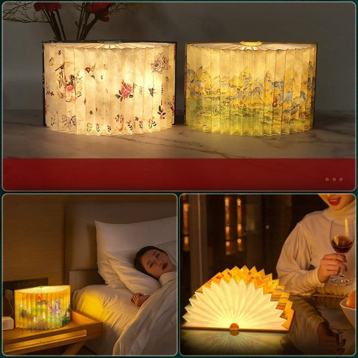 Story Teller Artistic Foldable Book Desk Night Lamp | Kalsten