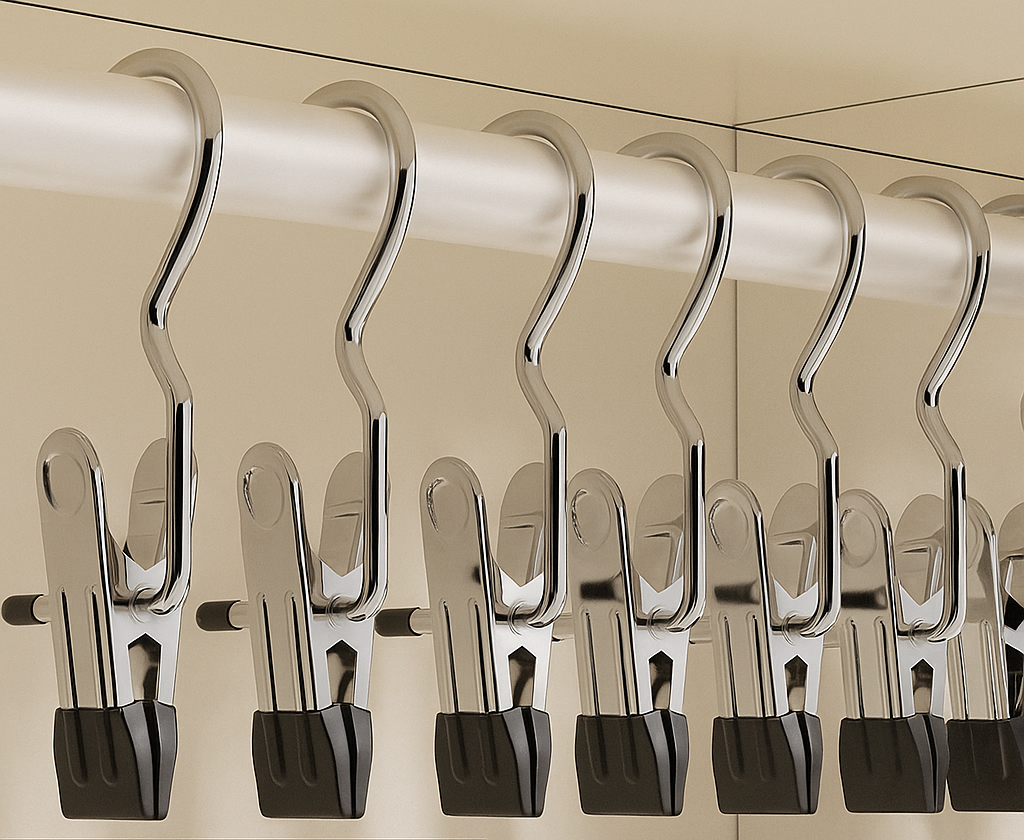 FlexiClip — Rustproof gentle hold for flawless laundry, anytime and anywhere | Kalsten