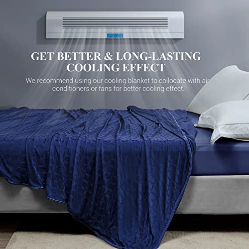 Q-Max > 0.5 Cooling Blanket – Double-Sided  Fabric for All-Season Comfort | Kalsten