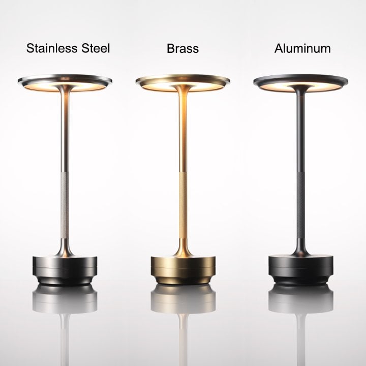 Cordless Table Lamp - Dimmable & Rechargeable Waterproof Desk Light | Kalsten
