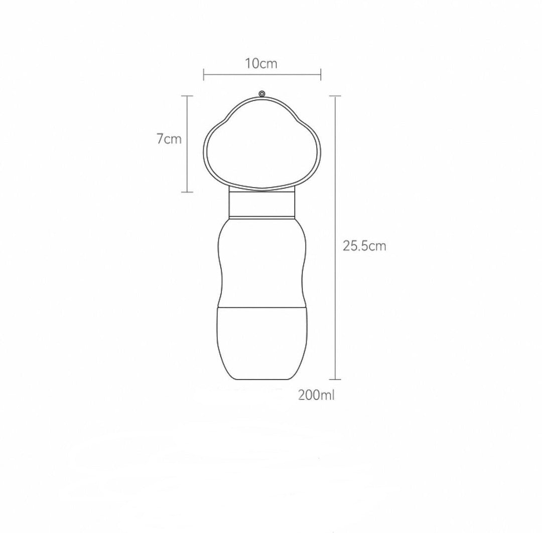 2in1 Smart Pet Portable Water Bottle Feeder | Kalsten