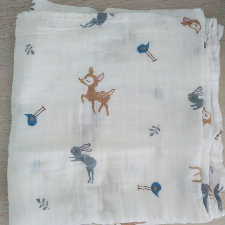 Cute Patterned Muslin Swaddle Blanket kalsten