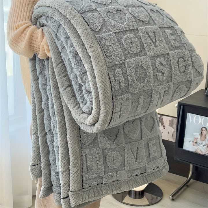 Stylish Coral Fleece Blanket for Ultimate Comfort Kalsten