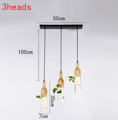 Wooden Modern LED Plant Pendant Lights | Kalsten