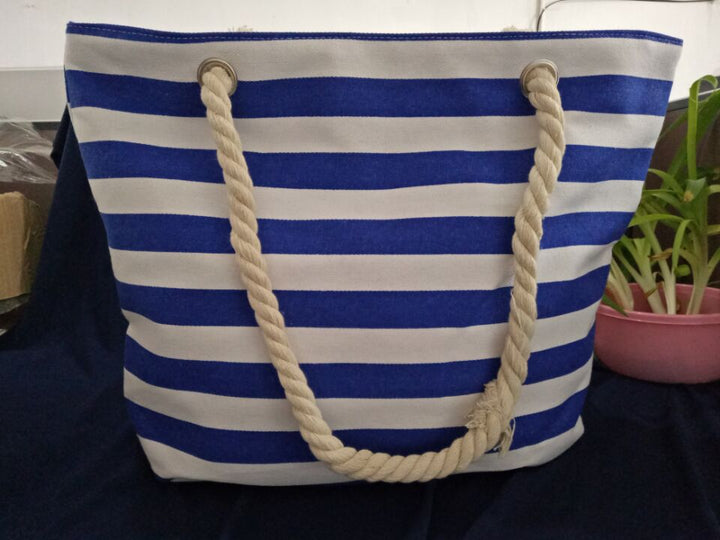 Durable beach bag with sturdy rope handles Kalsten