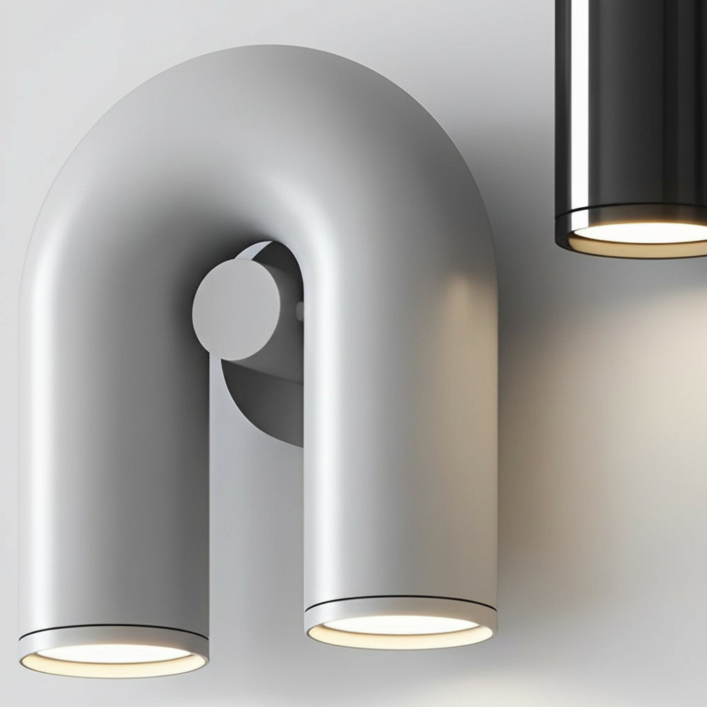 Rotatable U-Shaped Wall Sconce - Nordic Adjustable LED Light (90° Rotation) | Kalsten