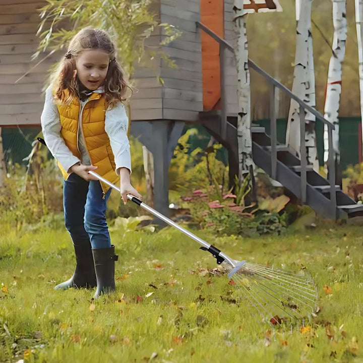 ergonomic garden rake for back-friendly work | Kalsten