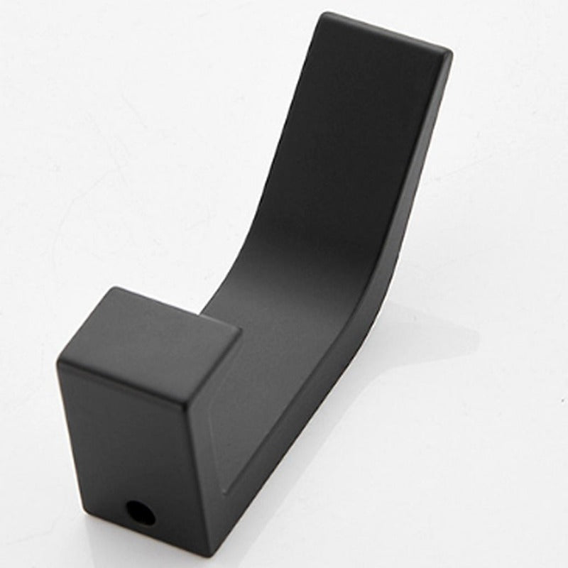 Aviro Aluminum Wall Hooks – Modern Black/White Set