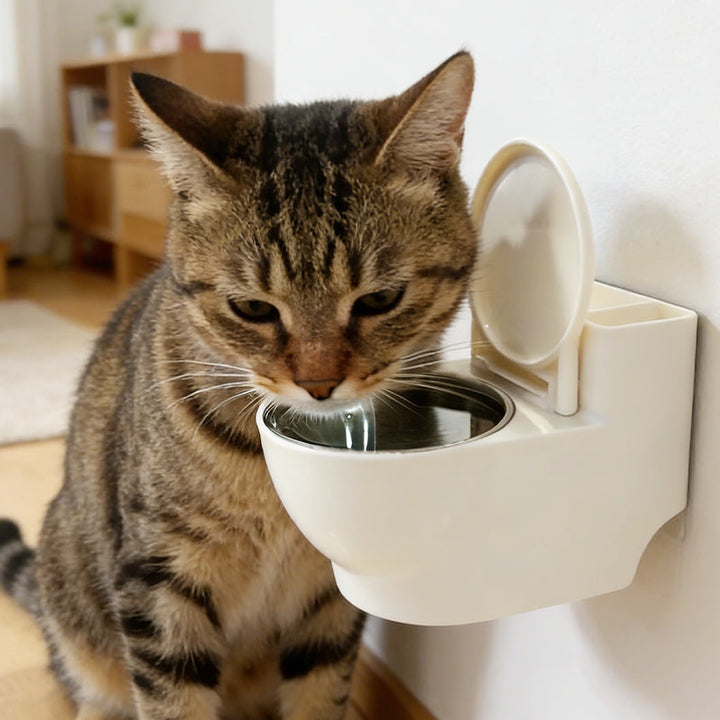 CatAura Wall Mount — Transform the feeding moment into a stylish highlight full of fresh elegance | Kalsten