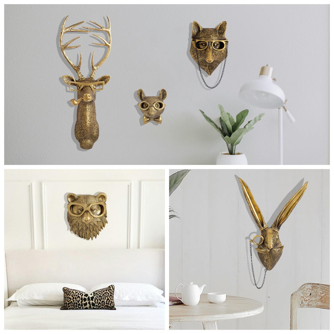 Kalsten | Elegant Animal Head Wall Sculptures