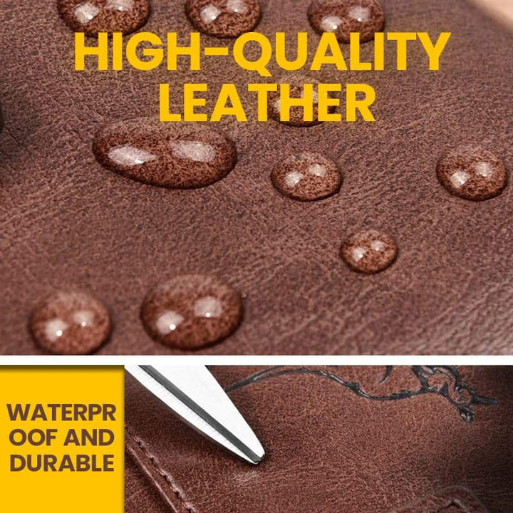 Kalsten | Men's multifunctional RFID-blocking, waterproof and durable PU leather wallet for men