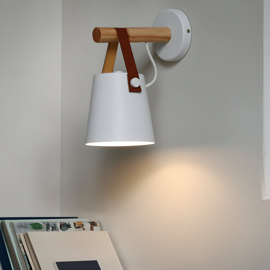 Modern Nordic Plug-In Swing Arm Wall Sconce – Adjustable Iron Bedside Reading Light | Kalsten