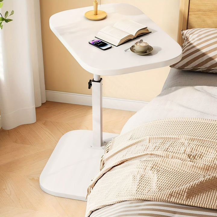 Adjustable Comfort Table – Wooden Side Table with Metal Frame | Kalsten