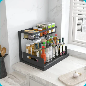 2-Tier Pull-Out Under Sink Organiser