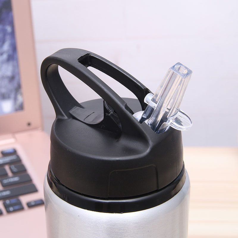 Women Stainless Steel Water Bottle with Ergonomic Carry Handle Kalsten