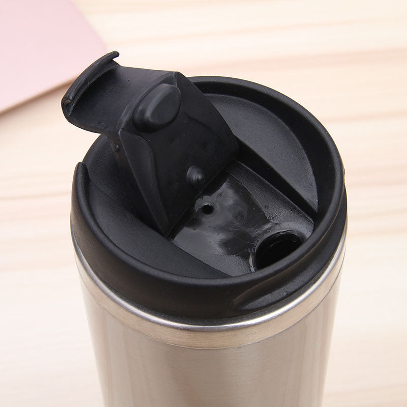 Women's thermal mug with spill-proof lid and double wall Kalsten