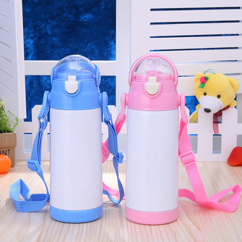 Ladies Practical Sports Water Bottle with Adjustable Carrying Strap Kalsten