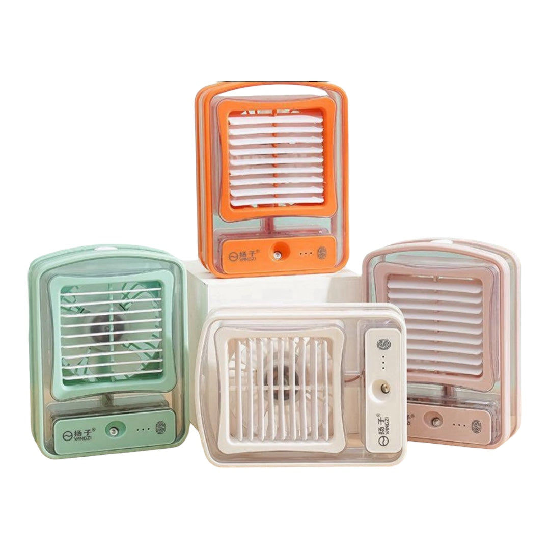Water Cooled Desk Fan, With Humidifier Spray-Various Colours | Kalsten