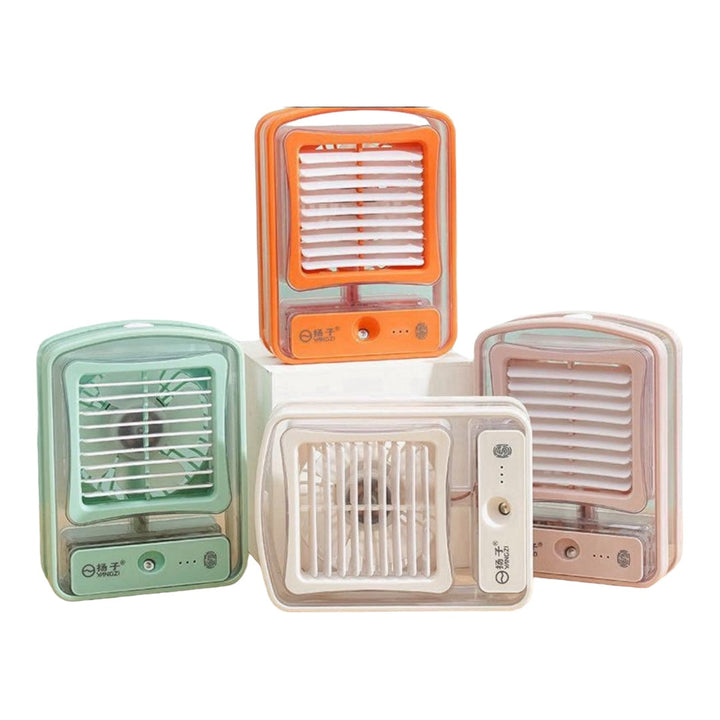 Water Cooled Desk Fan, With Humidifier Spray-Various Colours | Kalsten