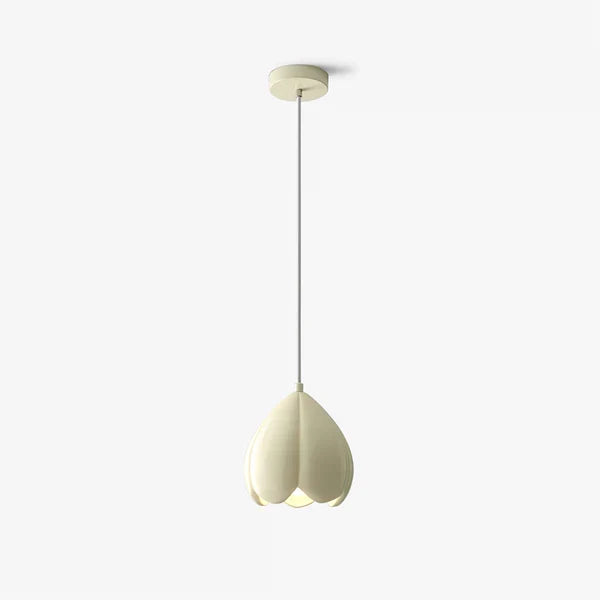 French Style Creamy Hanging Lamp Rustic Nature-Inspired Design Pendant Light | Kalsten