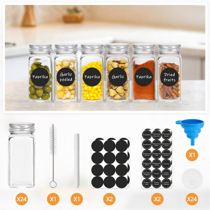 Flip Top Spice Bottle Spice Container 12 Pieces | Kalsten
