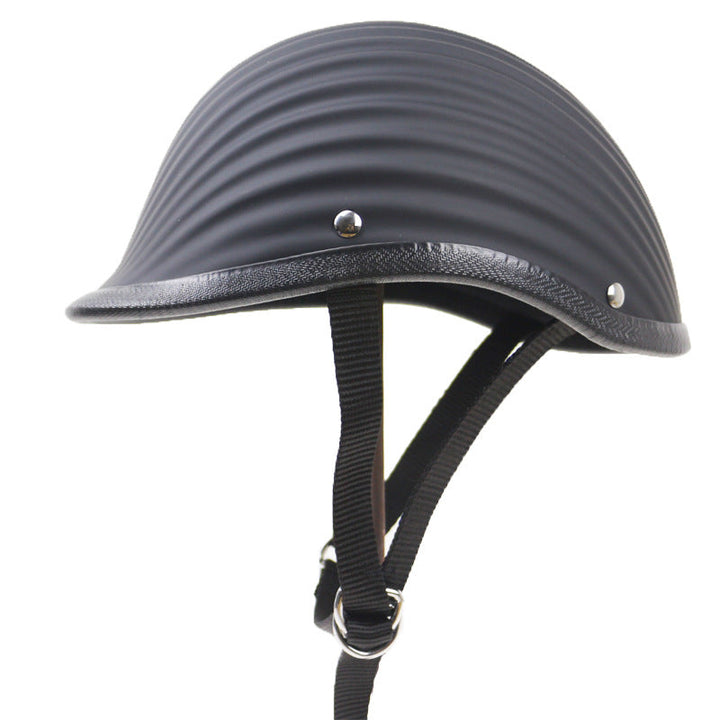 Classic Ribbed Motorcycle Helmet Kalsten