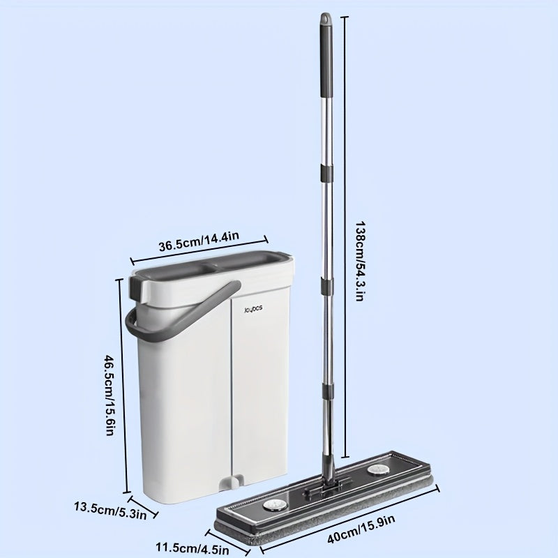 Flat mop set with bucket & wringing system | Kalsten