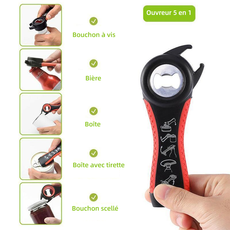 5-in-1 multifunction opener | Kalsten