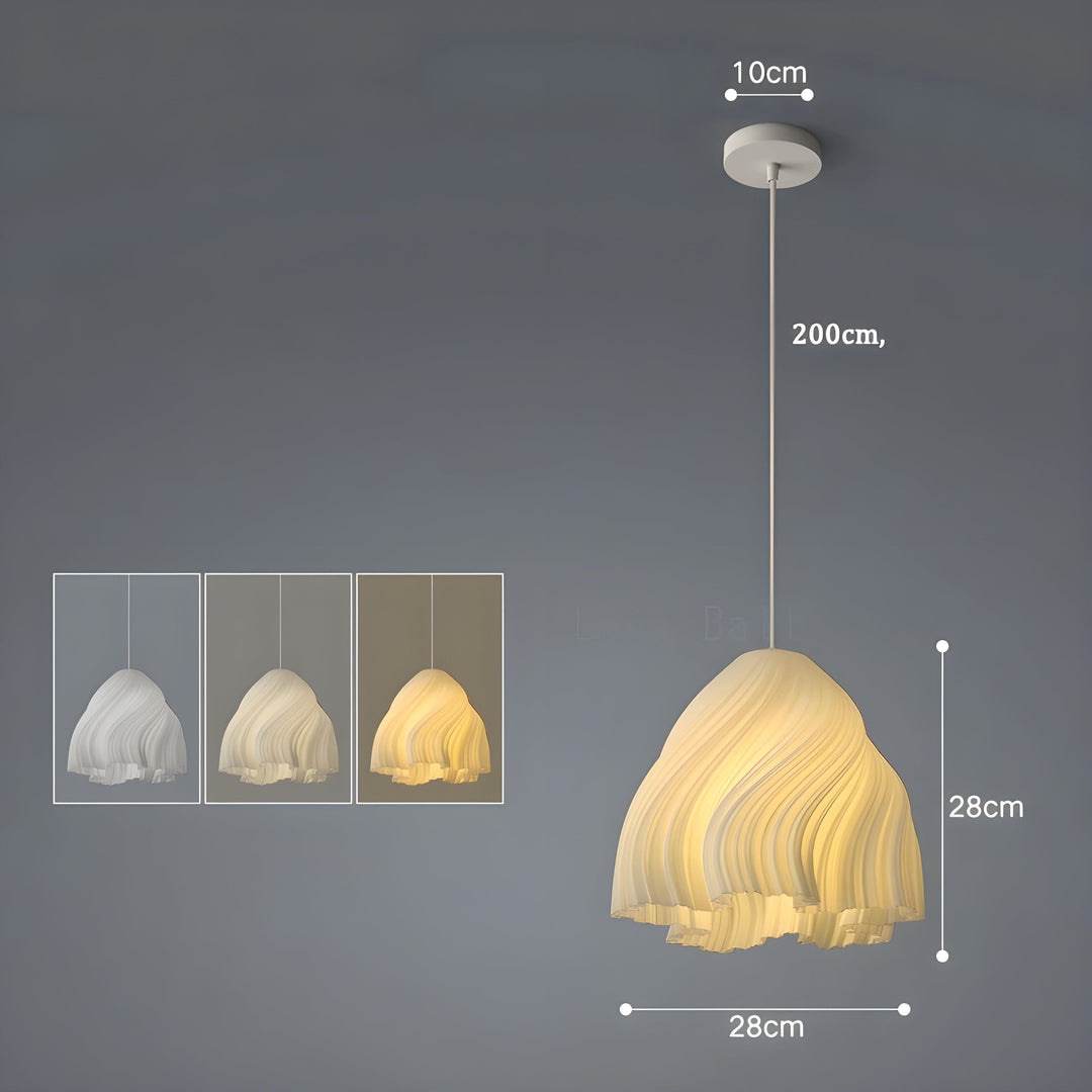 FloraBloom Light - Nordic 3D-printed flower as pendant lamp | Kalsten