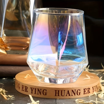 Glass Cup in Transparent Design, 4-Piece Set – Stylish and Decorative Design | 300 ml Glass Cup for Water, Juice, and Tea | Skanto