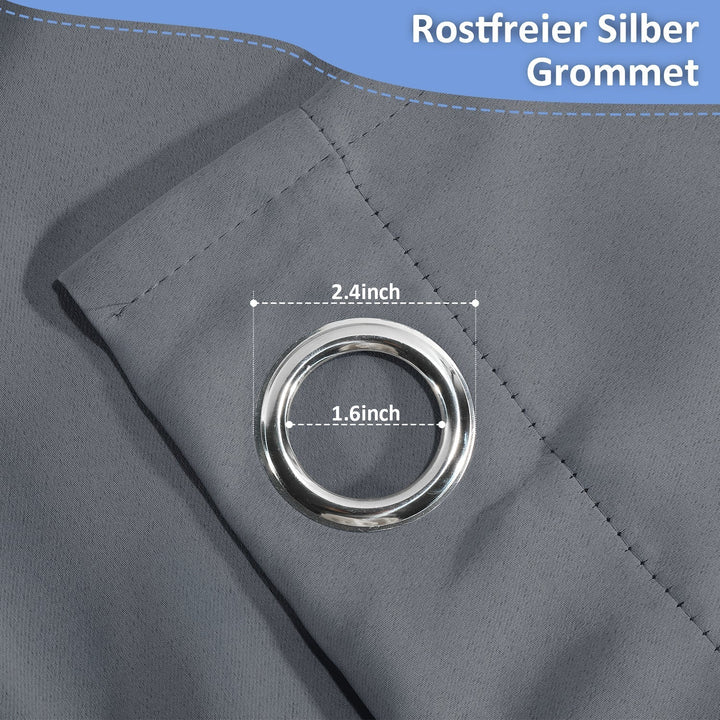 Outdoor Curtain Waterproof with Eyelets | Kalsten