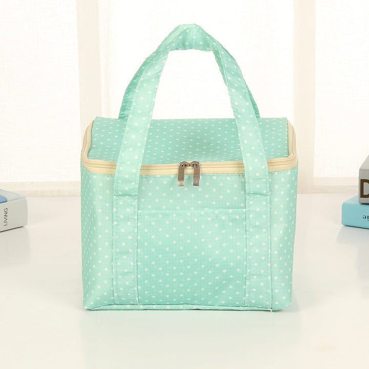 Insulated Dot Print Lunch Carrier Bag Kalsten