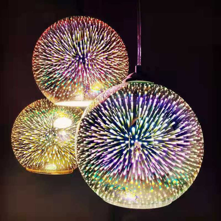 3D Ball Glass Chandelier Creative Colorful | Kalsten