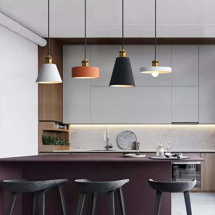 Stylish Morandi Design LED Pendant Lamp - MoraGlow | Kalsten
