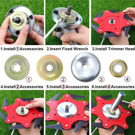 Kalsten | Pro | Versatile trimmer head with 6 blades