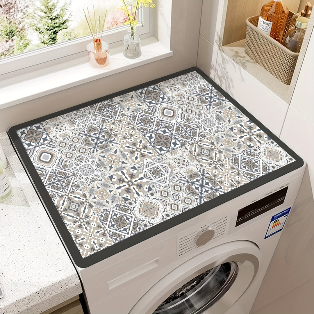 Washing Machine Cover Mat Retro Mosaic | Kalsten