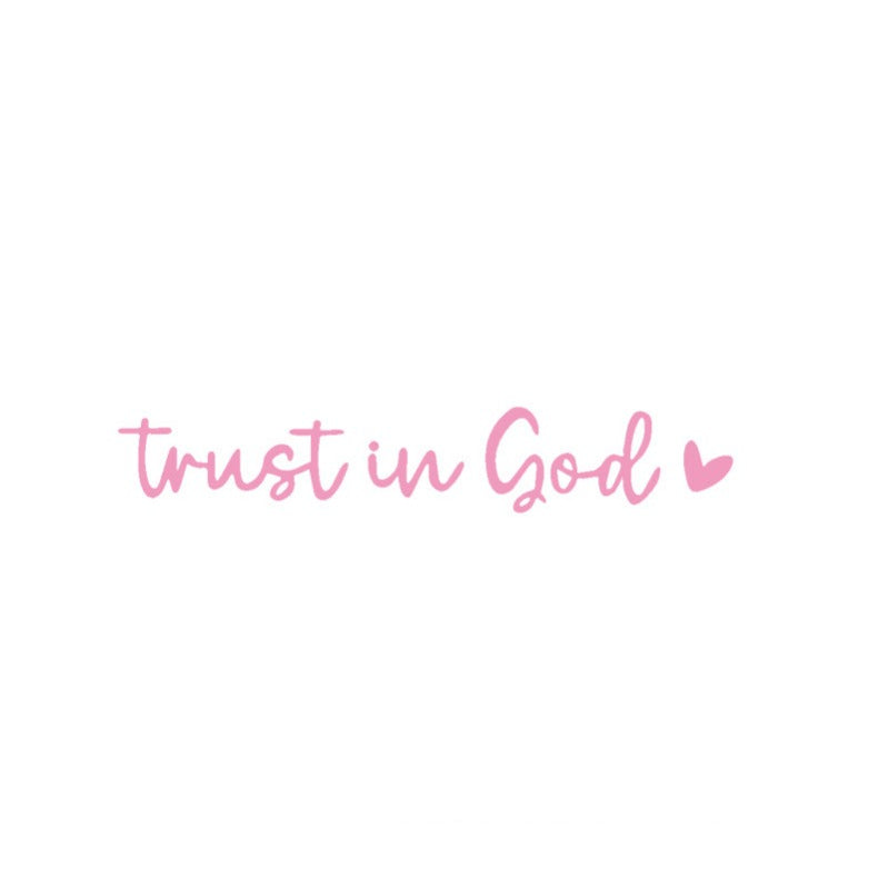 Kalsten | “Trust in God” Rear-View Mirror Decal