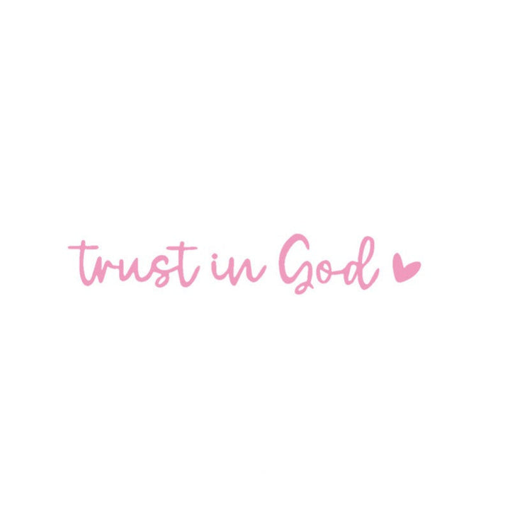 Kalsten | “Trust in God” Rear-View Mirror Decal